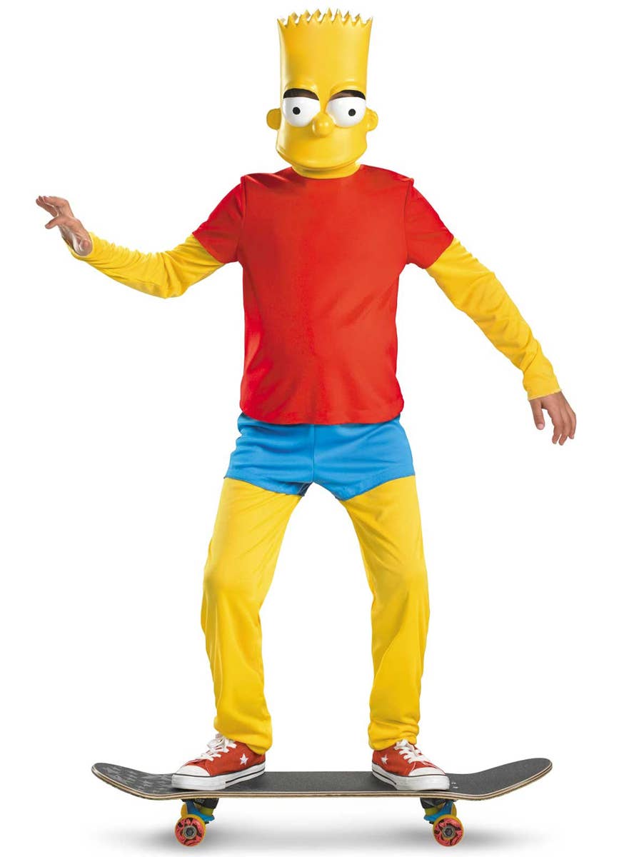 Bart Simpson The Simpsons Cartoon Boy's Licensed Costume - Main Image