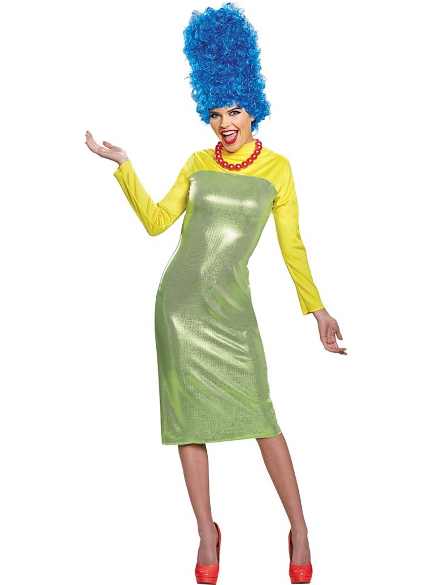 Marge Simpson Deluxe Costume for Women - Front Image