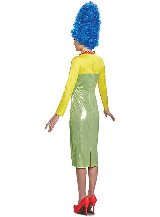Marge Simpson Deluxe Plus Size Costume for Women - Back Image