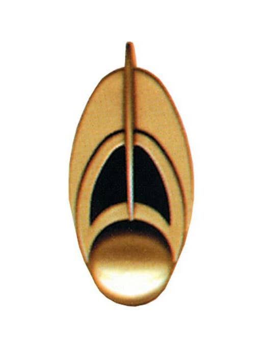 Star Trek Bajoran Gold Novelty Talking Communicator Costume Accessory Main Image