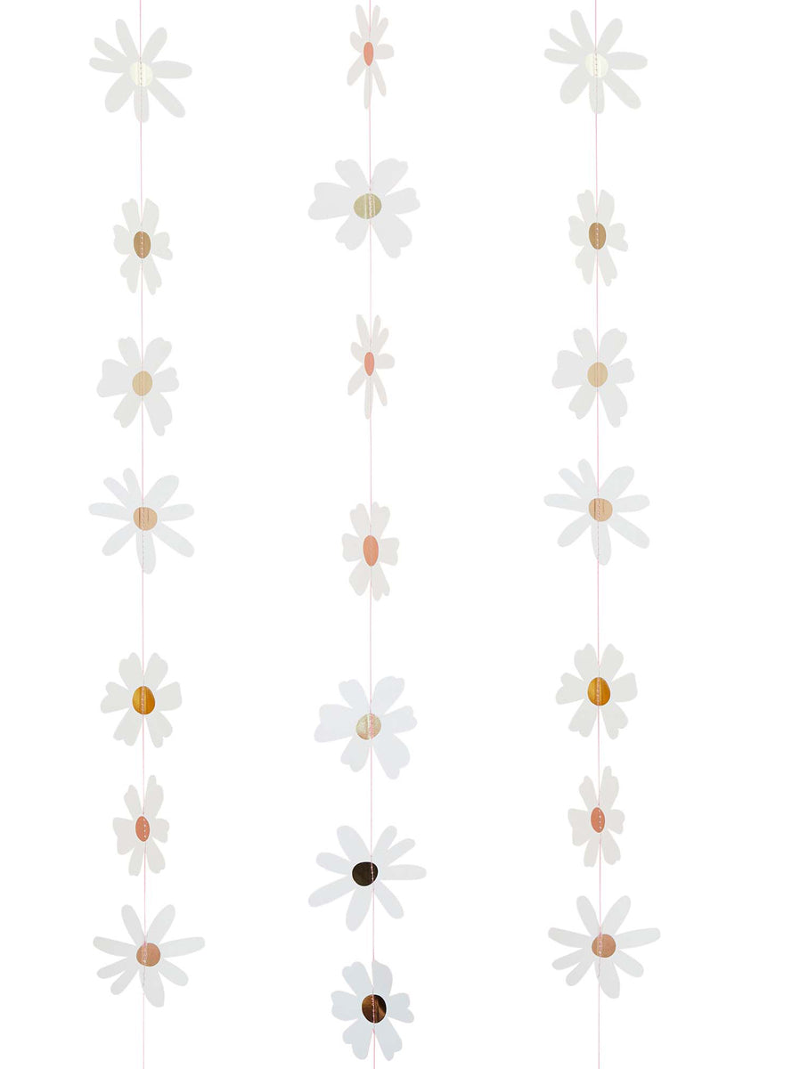 Ditsy Daisies 5m Long Hanging Floral Decoration - Main Image