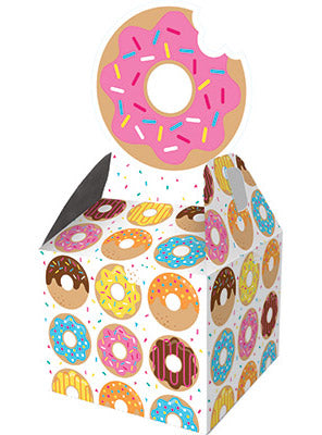 Donut Time 8 Pack 23cm Party Favour Treat Boxes – Main Image