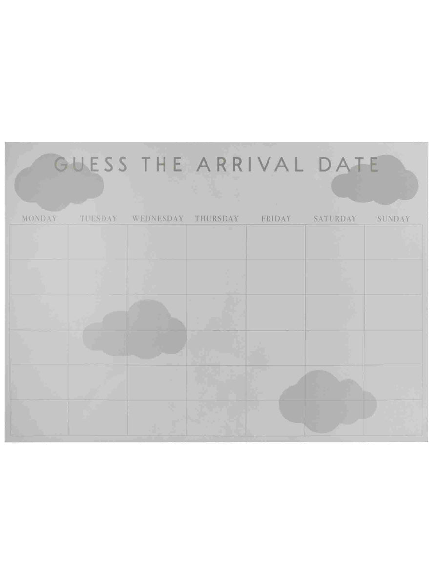 Dream Baby Shower Customisable Arrival Date Game – Main Image