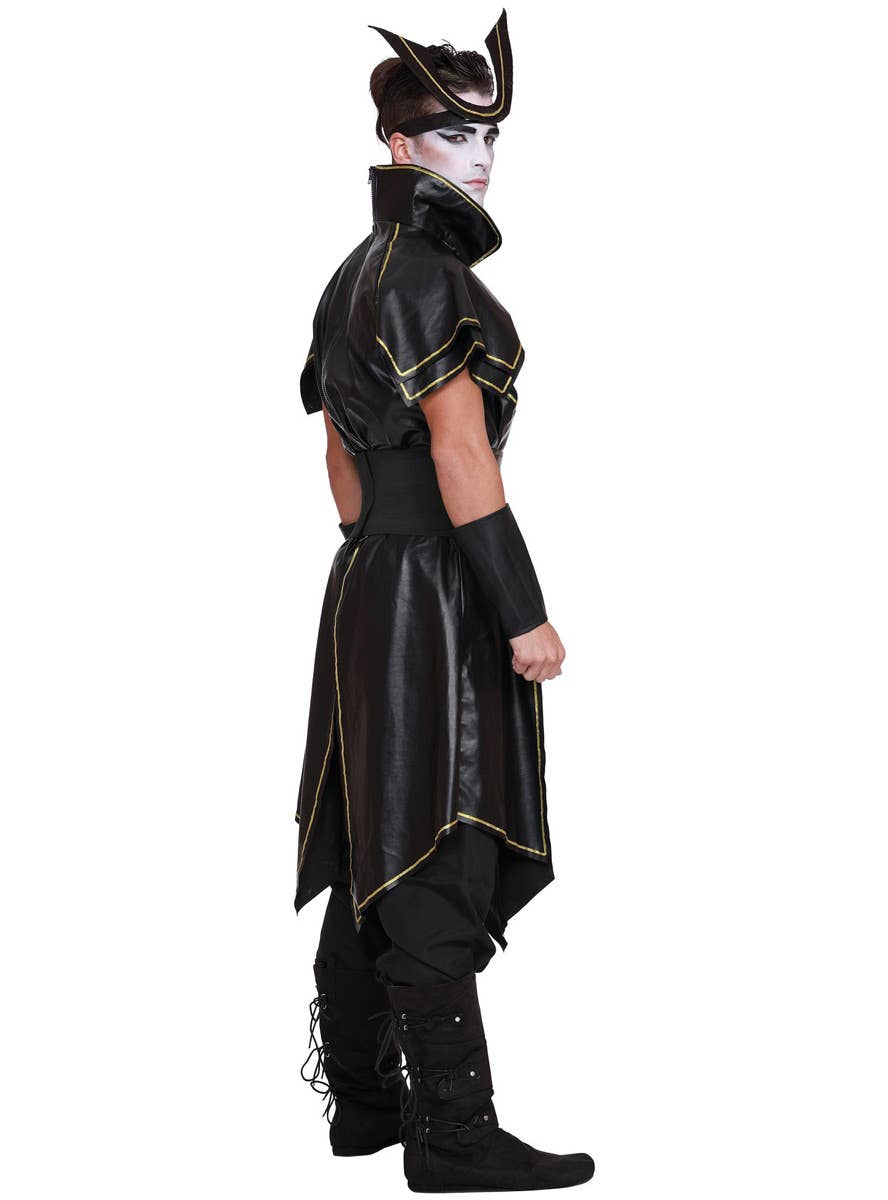 Men's Japanese Samurai Warrior Costume Back Image