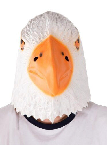 Eagle Adults Full Head Latex Costume Mask - Alternative Image