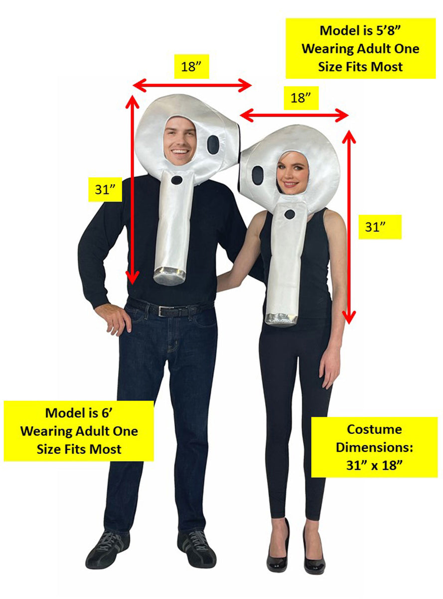 Ear Buds Novelty Couples Costume - Details Image