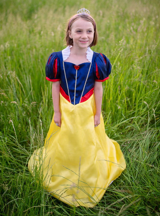 Fairytale Princess Girls Snow White Costume - Lifestyle Image 2