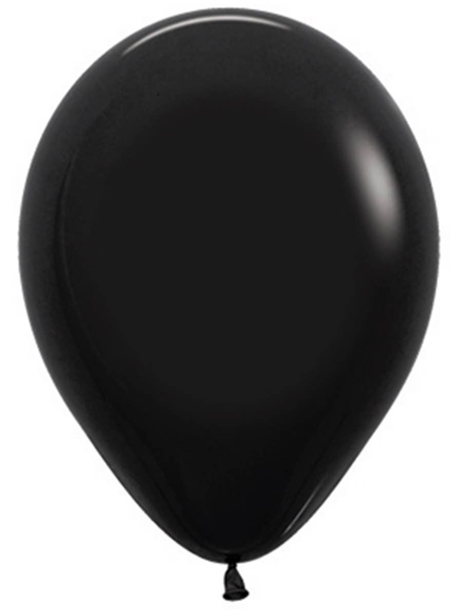 Image of Fashion Black Single 30cm Latex Balloon
