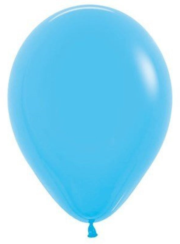 Fashion Blue 30cm Single Latex Balloon - Main Image