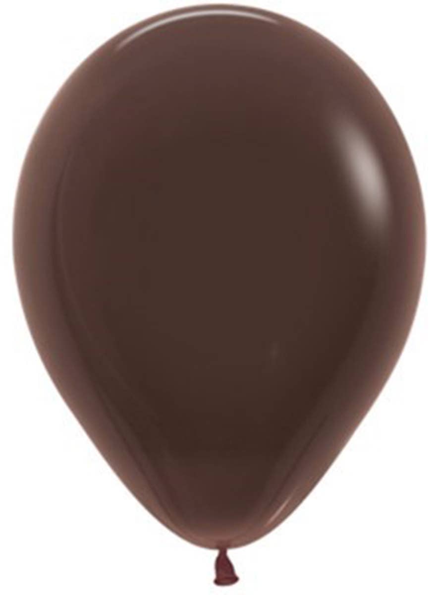 Image of Fashion Chocolate Brown Single Small 12cm Latex Balloon
