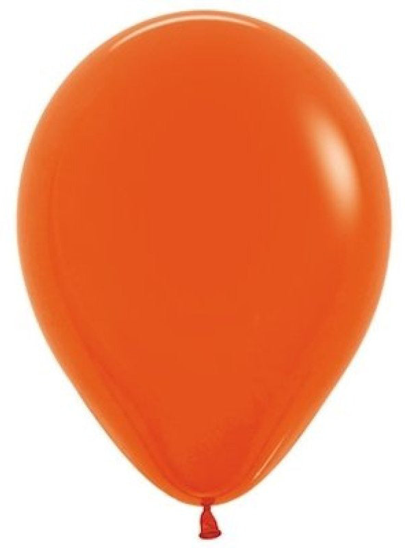Fashion Orange 30cm Single Latex Balloon - Main Image
