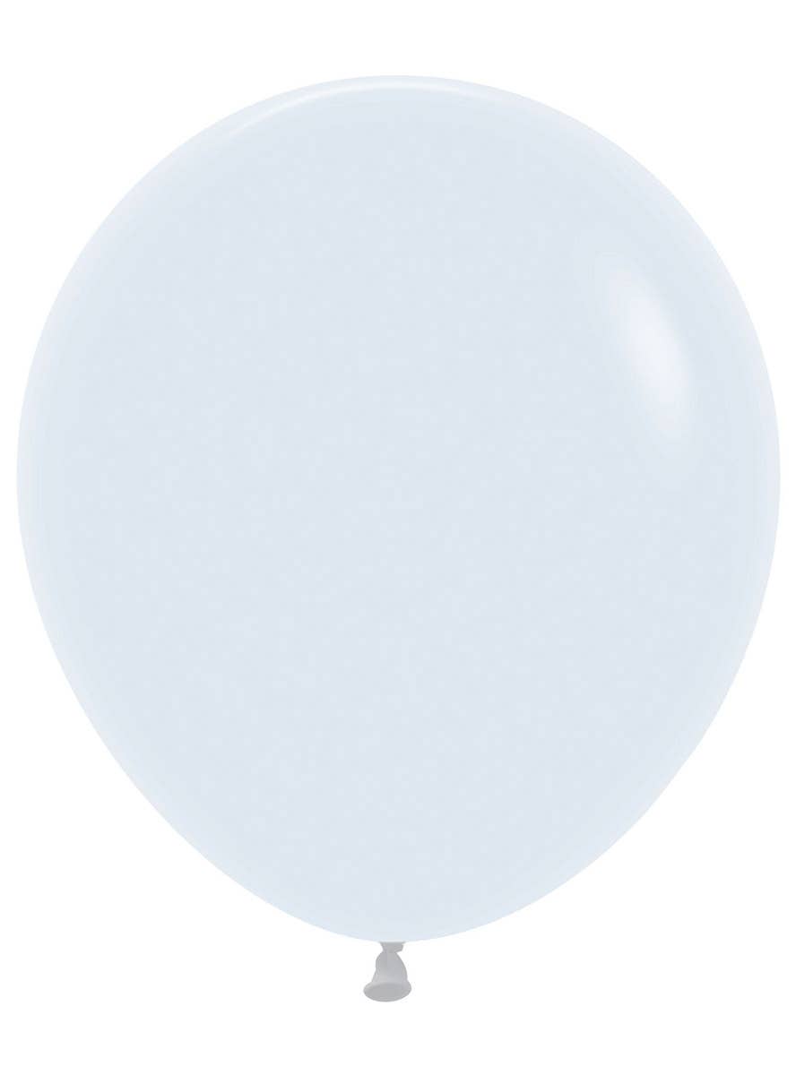 Image of Fashion White 6 Pack 45cm Latex Balloons