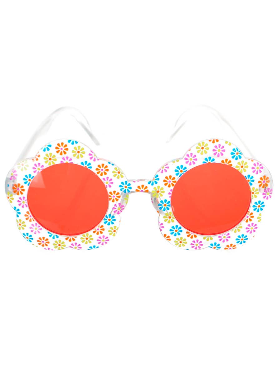 1970s Hippie Flower Power Costume Glasses
