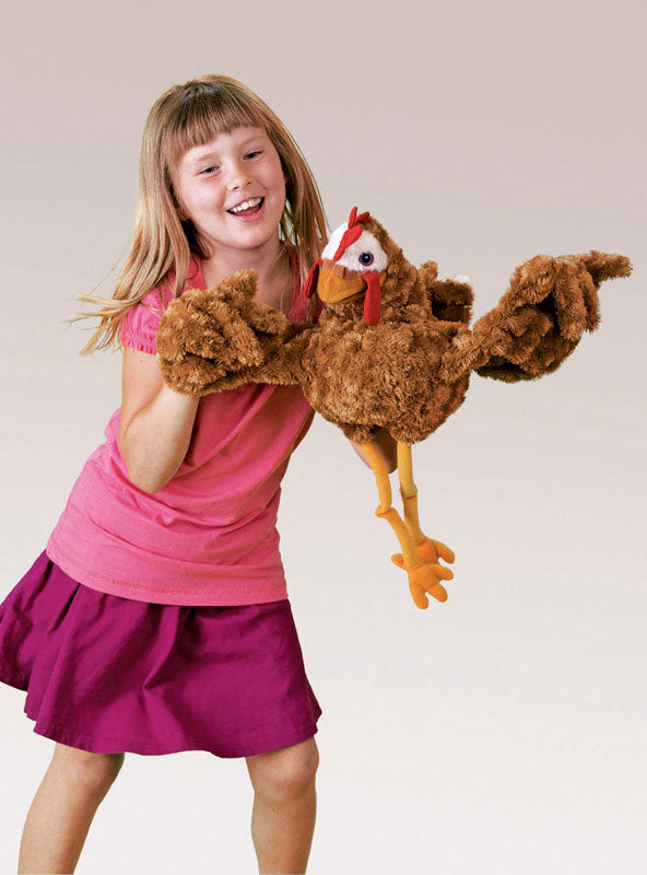Fluffy Chicken Puppet - Alternate Image 2