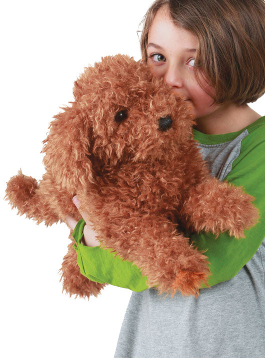 Fluffy Poodle Puppy Puppet - Alternate Image 2