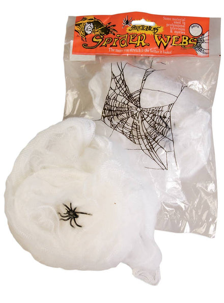 White Spiderweb with Spiders