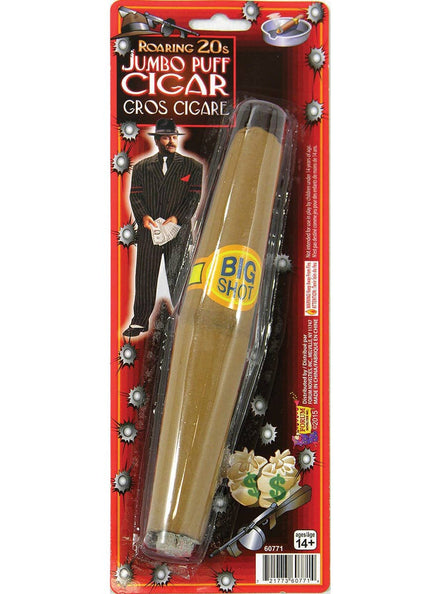 Jumbo 1920's Fake Cigar Costume Accessory Main Image