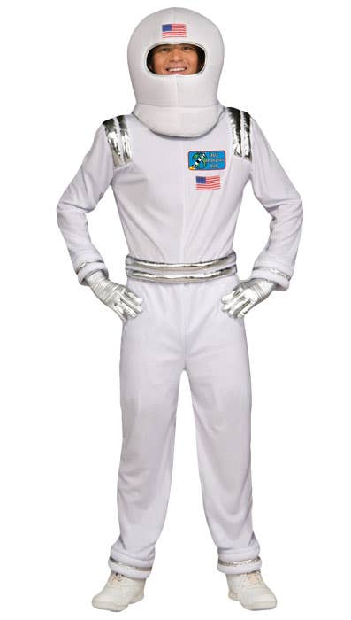 White Space Astronaut Men's NASA Style Costume - Main Image