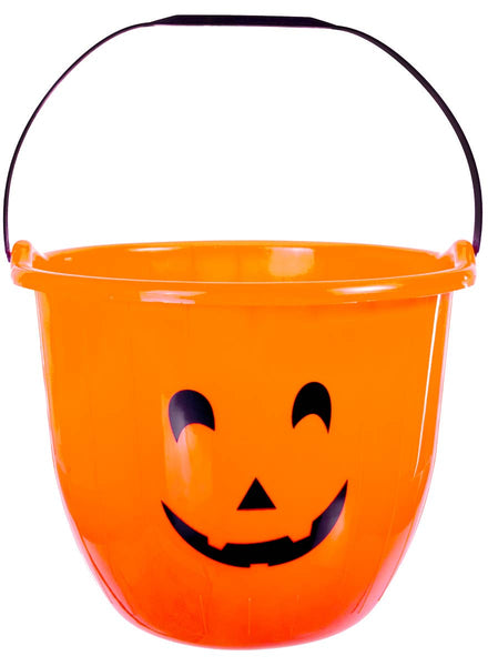 Image of Pumpkin Face Large Halloween Candy Bucket