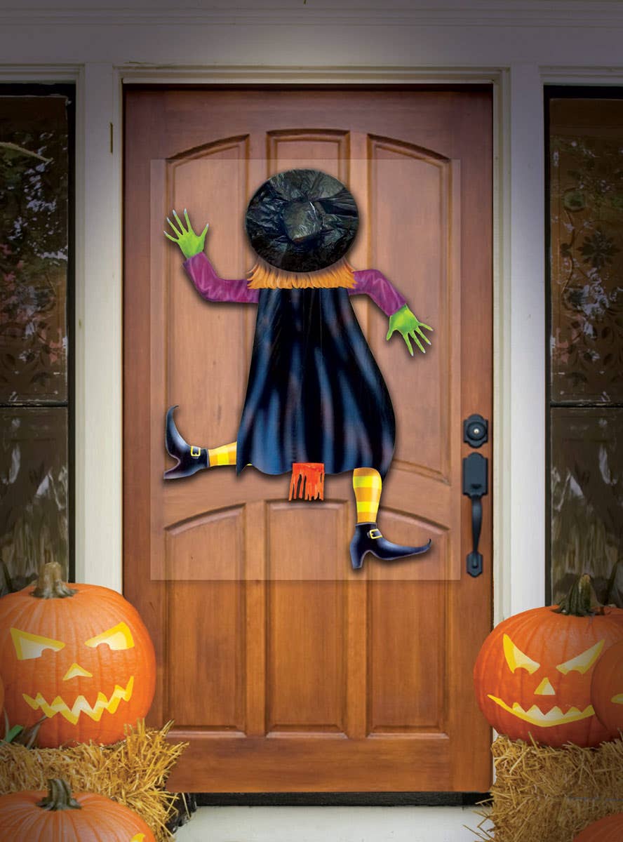 Crashed Witch Door Decoration - Alternate Image