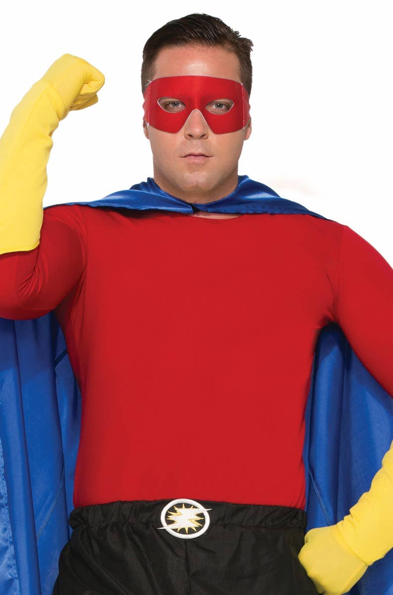 Superhero Red Rouge Costume Shirt - Mid Shot