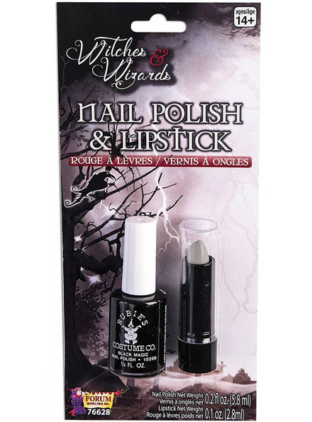 Grey Nail Polish and Lipstick Kit