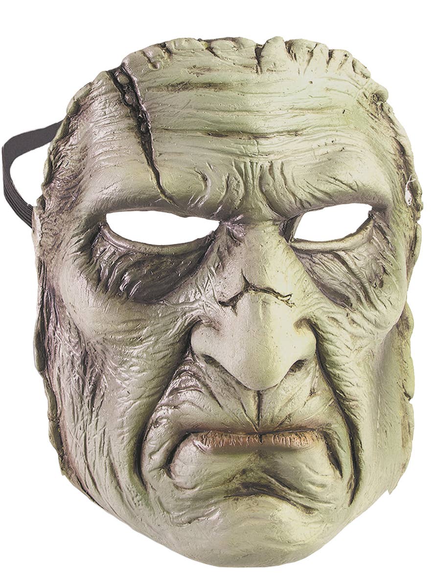 Green Frankenstein Face Latex Mask