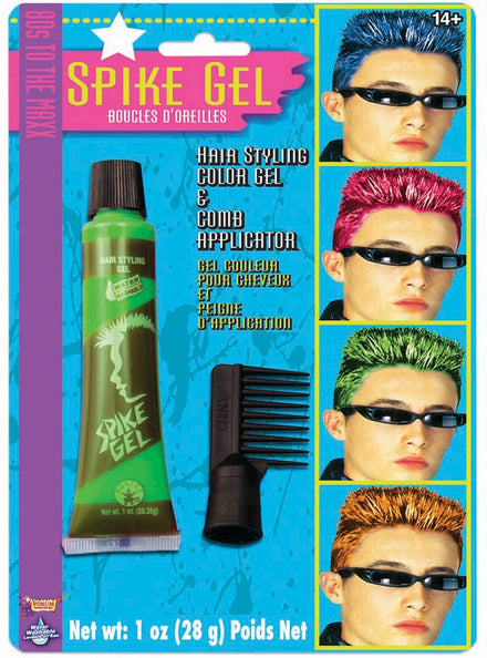 Green 80's Hair Spike Gel