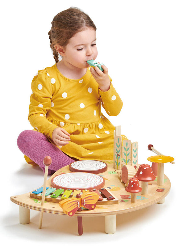 Forest Musical Table Childrens Wooden Toy Set - Lifestyle Image 7