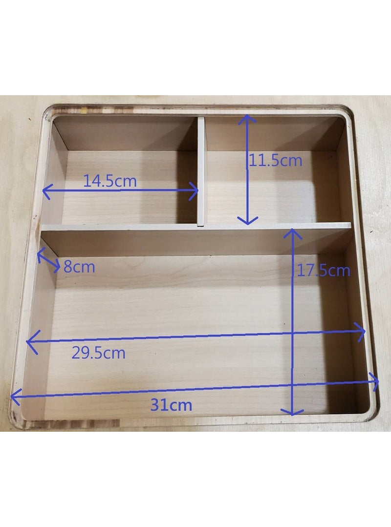 Forest Table With Hidden Compartments - Dimensions Image 1