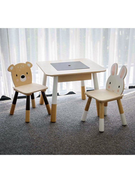 Forest Wooden Table And 2 Chairs Toy Set - Lifestyle Image 2