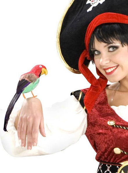 Novelty Colourful Parrot Bracelet Pirate Costume Accessory Main Image