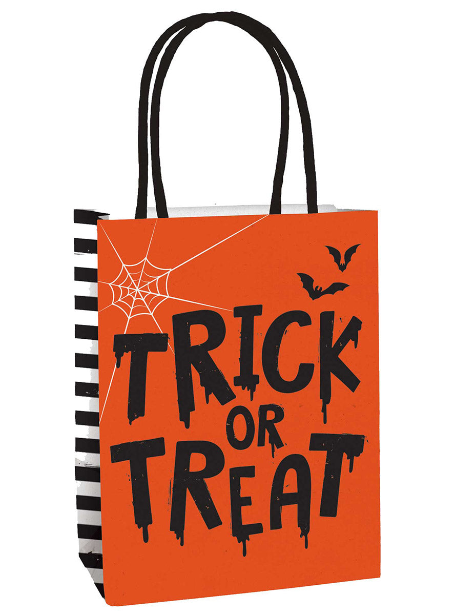 8 Pack of Halloween Fright Night Trick or Treat Bags - Main Image