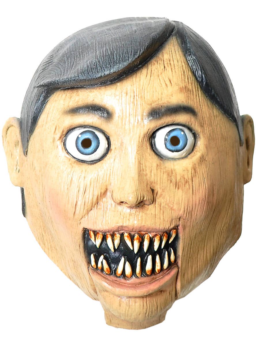 Image of Evil Dummy Full Head Latex Halloween Mask - Main Image