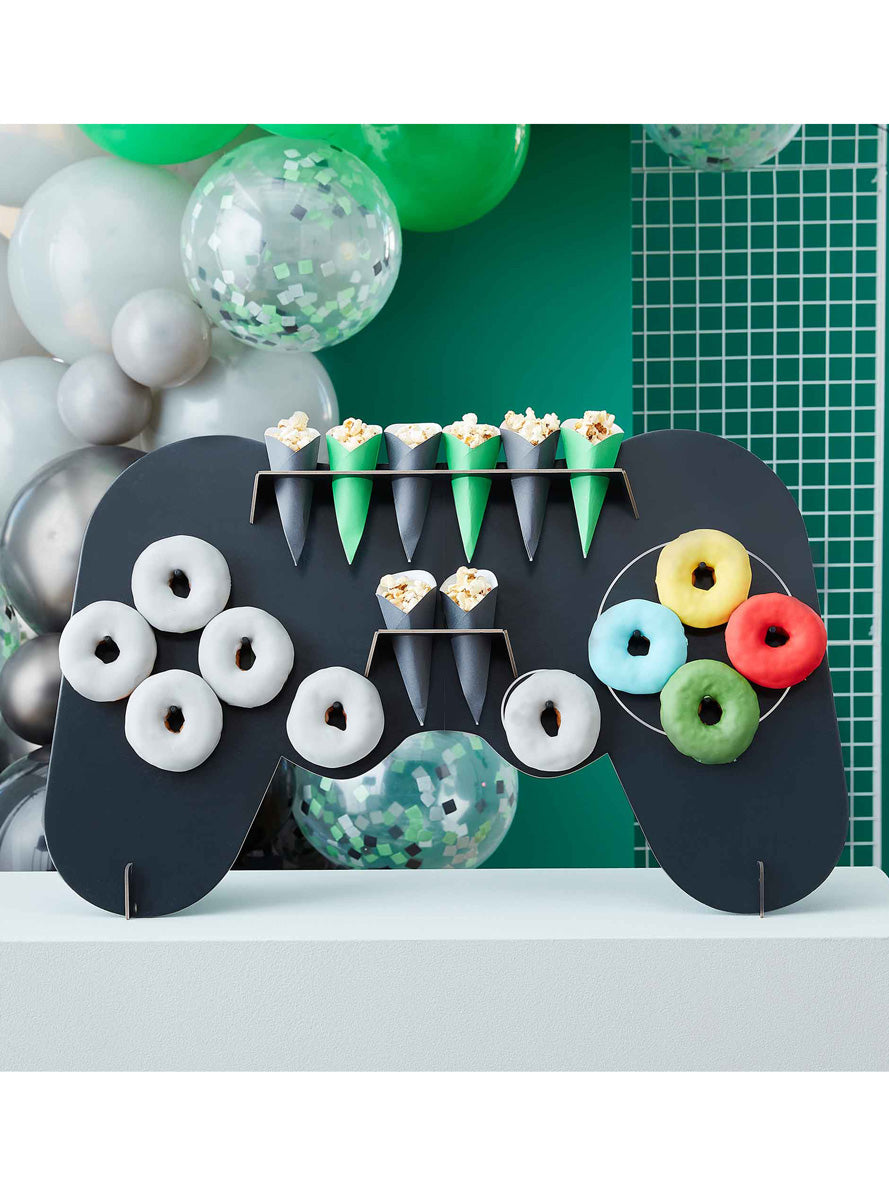 Game Controller Shape 70cm Treat Stand with Dowels and Cones – Main Image