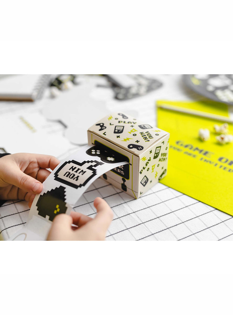 Gamer Party 36 Piece Mixed Stickers - Lifestyle Image 1
