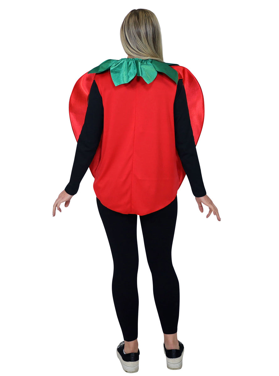 Get Real Strawberry Novelty Adults Fruit Costume - Back Image