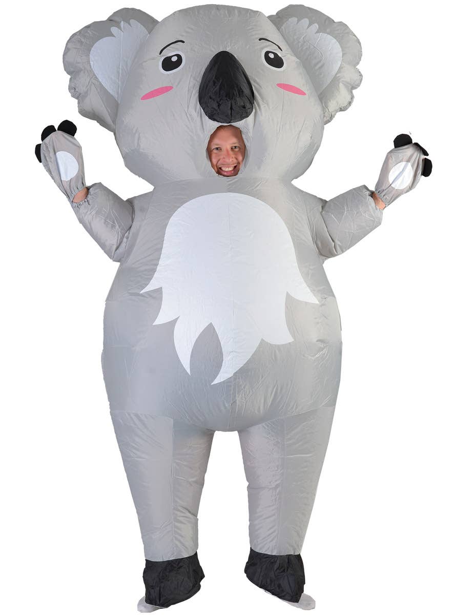 Aussie Icon Inflatable Adults Animal Koala Costume- Main Image
