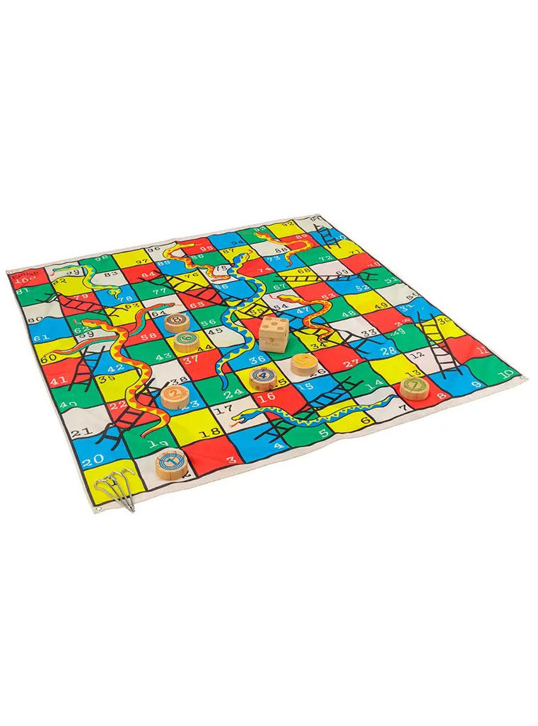 Giant Snakes Dots And Ladders Double Sided 150cm Party Game - Main Image