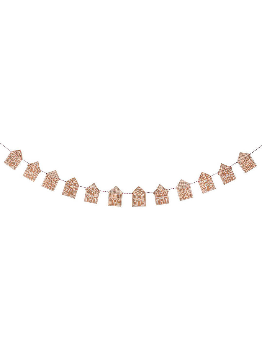 Christmas Garland Gingerbread House Decoration – Main Image