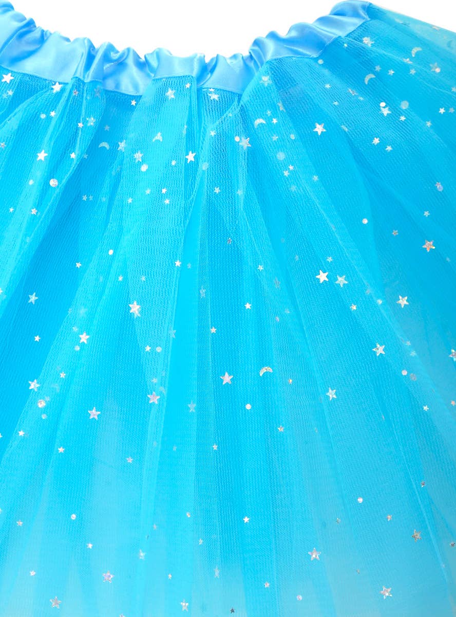 Image of Sparkly Blue Fairy Princess Girl's 3 Piece Accessory Set - Close Tutu Image