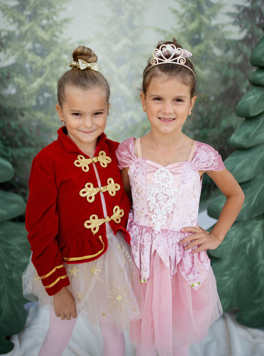 Girls Dusty Rose Ballerina Costume - Lifestyle Image 7