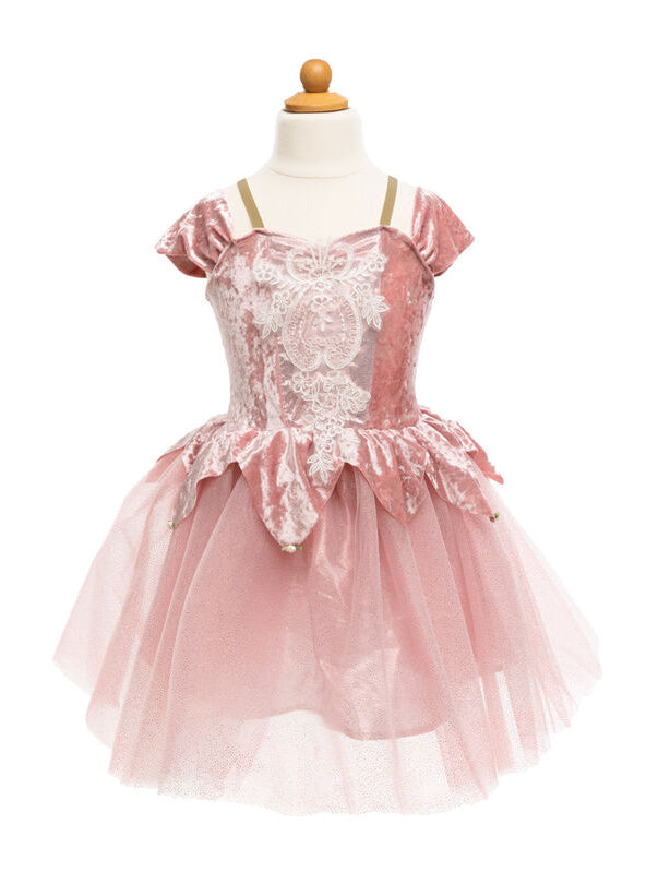 Girls Dusty Rose Ballerina Costume - Main Image