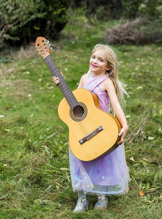 Girls Shimmer Star Lilac Costume - Lifestyle Image 5