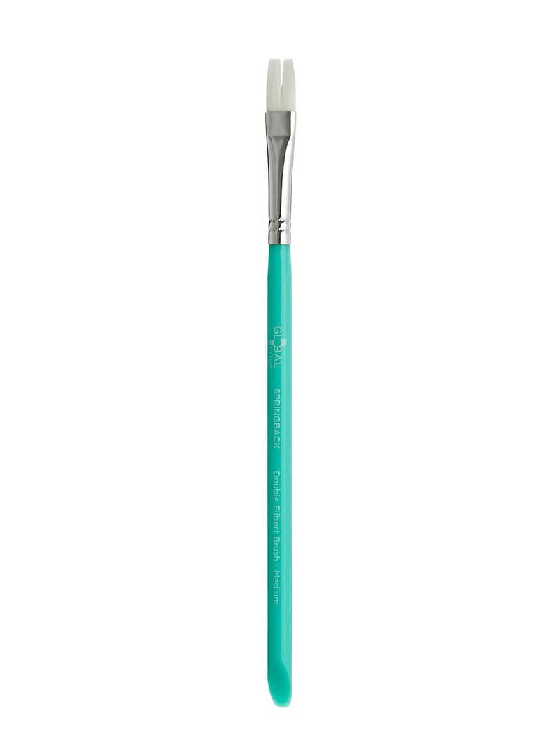 Global Colours Double Filbert Medium Springback Body Art Brush - Main Image