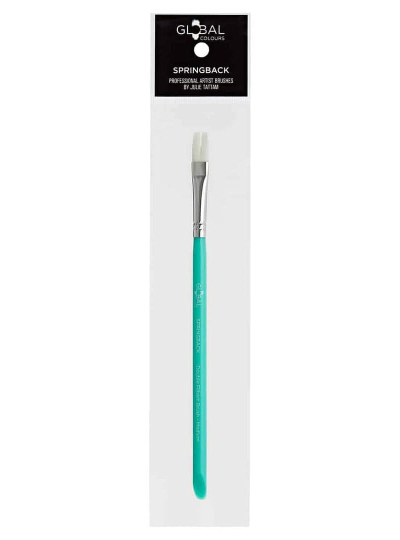 Global Colours Double Filbert Medium Springback Body Art Brush - Packaging Image