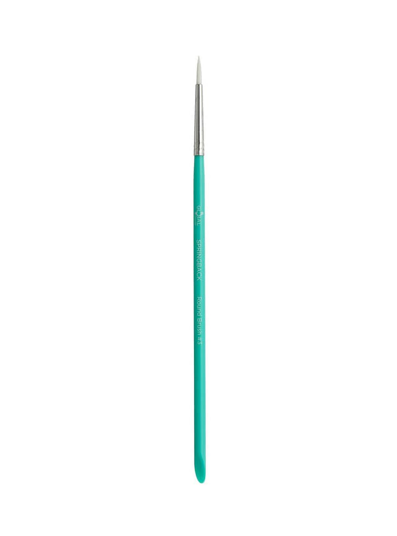 Global Colours Round Brush 3 Springback Facepaint Brush - Main Image