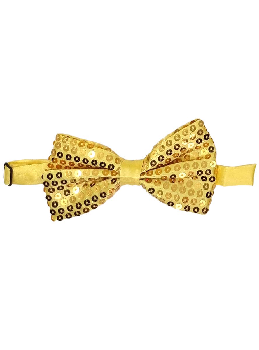 Image of Sparkly Gold Showman 3 Piece Costume Accessory Set - Alternate Image 3