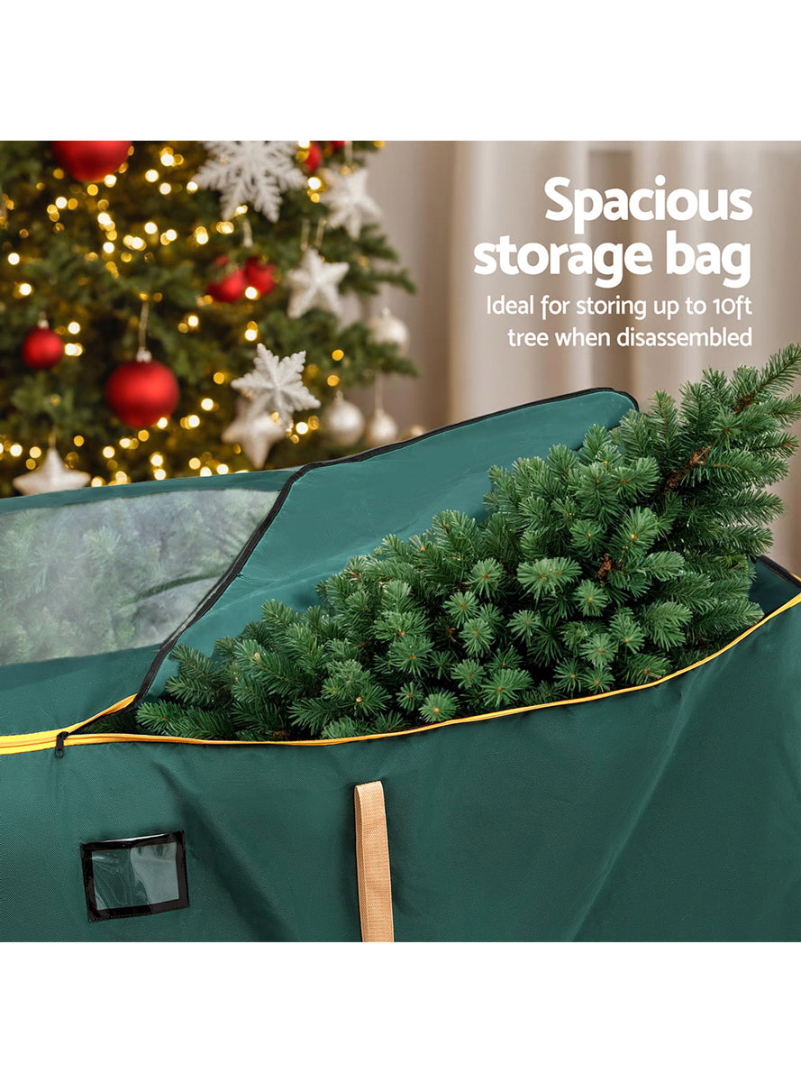 Green Christmas Tree Storage Bag With Handles - Info Image 3