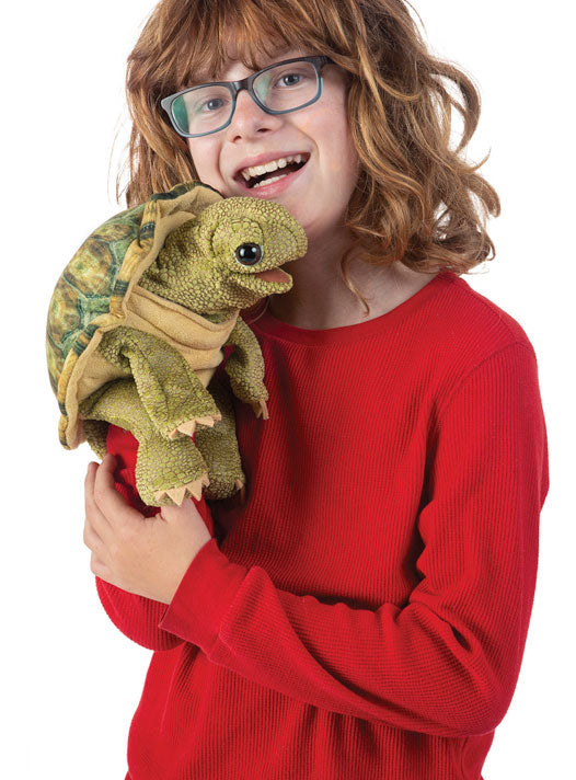 Green Tortoise Hand Puppet - Alternate Image 2